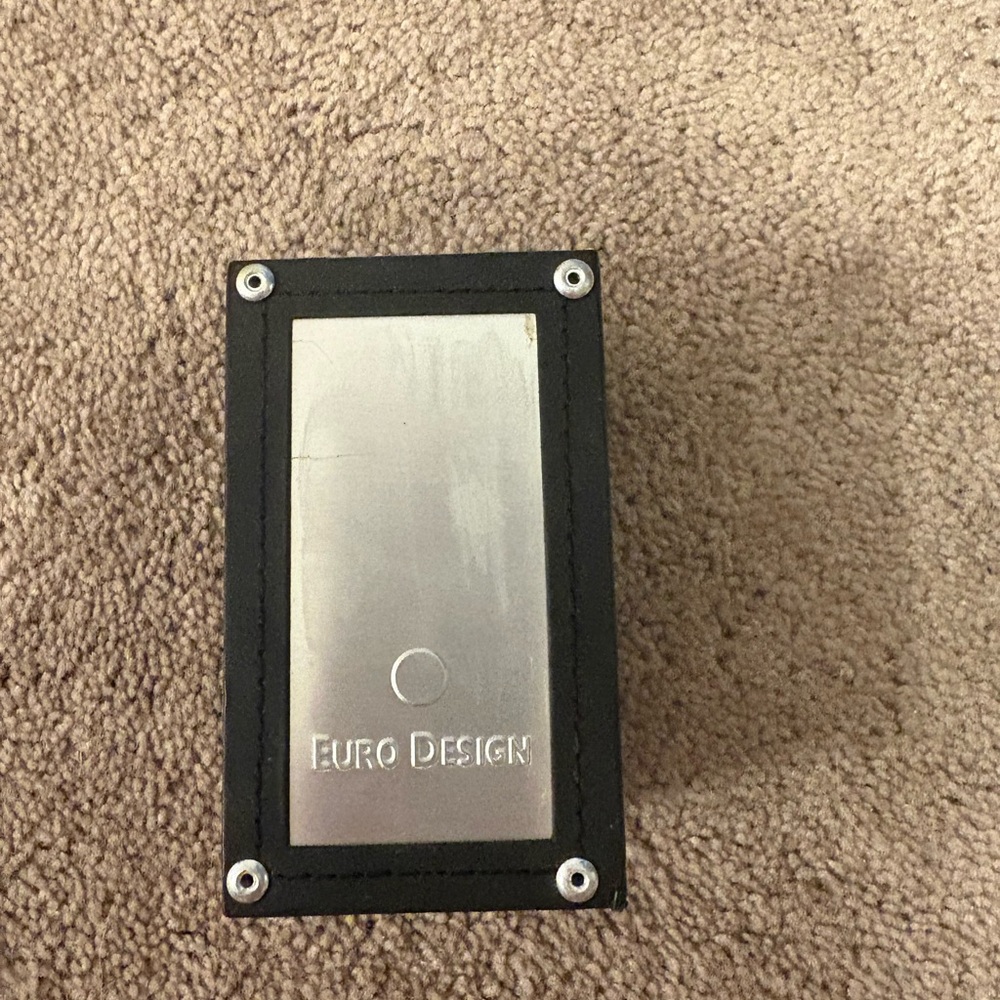 Euro Design Black and Silver Box